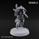 Weird War Amphibious Assaulting Japanese Soldier D Miniature for Dungeons and Dragons, Pathfinder or other TTRPGs