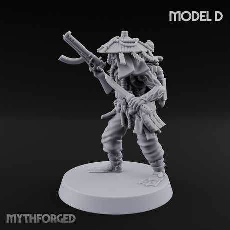 Weird War Amphibious Assaulting Japanese Soldier D Miniature for Dungeons and Dragons, Pathfinder or other TTRPGs