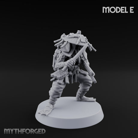 Weird War Amphibious Assaulting Japanese Soldier E Miniature for Dungeons and Dragons, Pathfinder or other TTRPGs