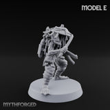 Weird War Amphibious Assaulting Japanese Soldier E Miniature for Dungeons and Dragons, Pathfinder or other TTRPGs