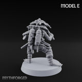 Weird War Amphibious Assaulting Japanese Soldier E Miniature for Dungeons and Dragons, Pathfinder or other TTRPGs
