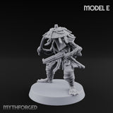 Weird War Amphibious Assaulting Japanese Soldier E Miniature for Dungeons and Dragons, Pathfinder or other TTRPGs