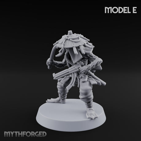 Weird War Amphibious Assaulting Japanese Soldier E Miniature for Dungeons and Dragons, Pathfinder or other TTRPGs