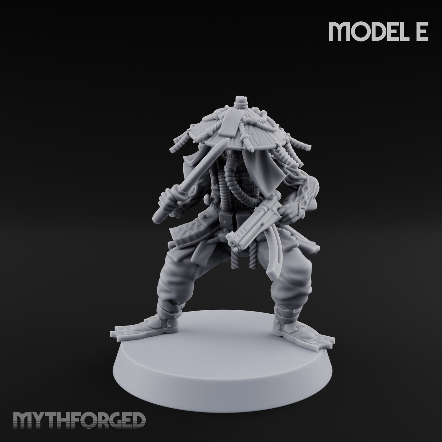 Weird War Amphibious Assaulting Japanese Soldier E Miniature for Dungeons and Dragons, Pathfinder or other TTRPGs