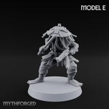 Weird War Amphibious Assaulting Japanese Soldier E Miniature for Dungeons and Dragons, Pathfinder or other TTRPGs