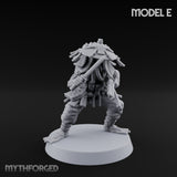 Weird War Amphibious Assaulting Japanese Soldier E Miniature for Dungeons and Dragons, Pathfinder or other TTRPGs