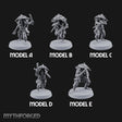 Weird War Amphibious Assaulting Japanese Soldiers Miniature for Dungeons and Dragons, Pathfinder or other TTRPGs