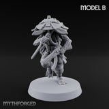 Weird War Amphibious Assaulting Japanese Soldiers Miniature for Dungeons and Dragons, Pathfinder or other TTRPGs