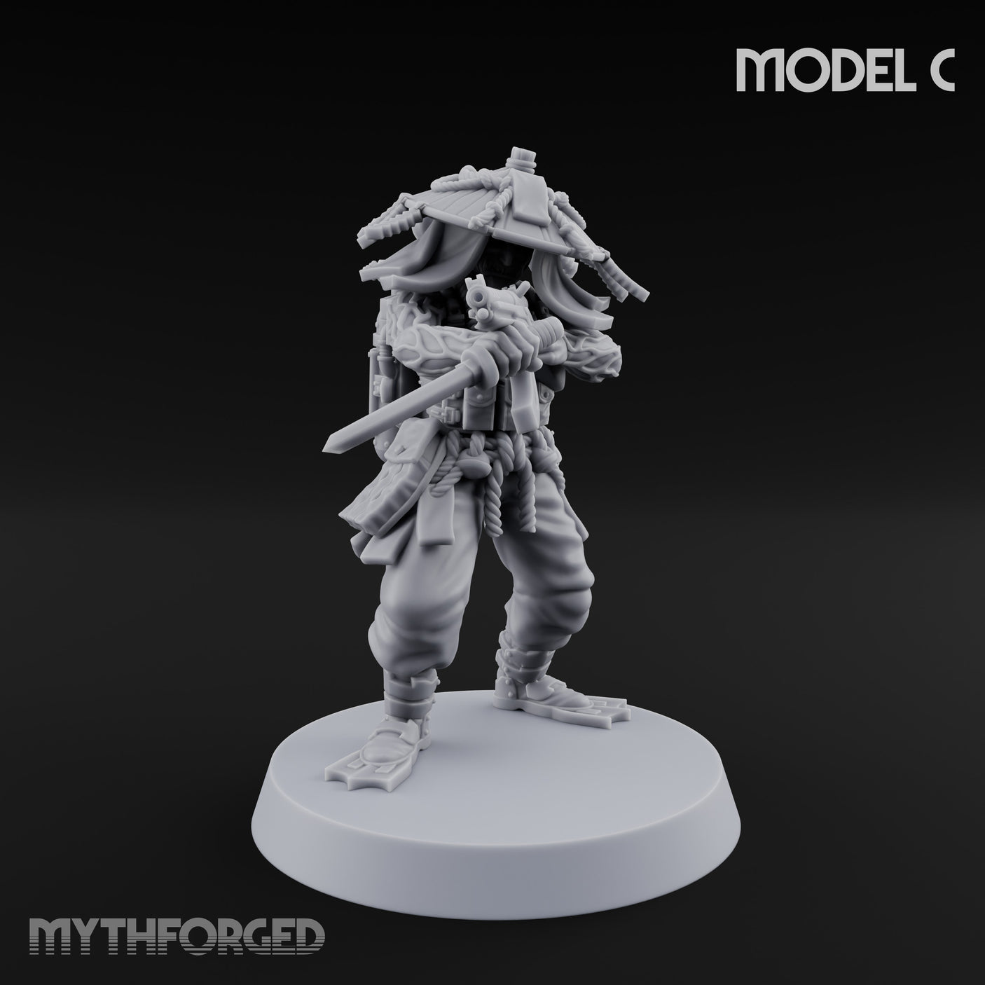 Weird War Amphibious Assaulting Japanese Soldiers Miniature for Dungeons and Dragons, Pathfinder or other TTRPGs