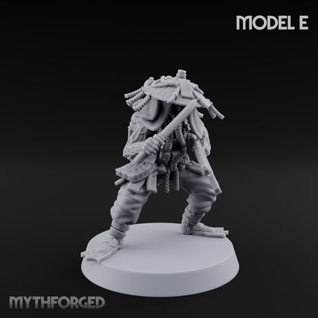 Weird War Amphibious Assaulting Japanese Soldiers Miniature for Dungeons and Dragons, Pathfinder or other TTRPGs