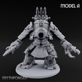 Weird War Claw Stomping Mech Walker A Miniature for Dungeons and Dragons, Pathfinder or other TTRPGs