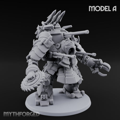 Weird War Claw Stomping Mech Walker A Miniature for Dungeons and Dragons, Pathfinder or other TTRPGs