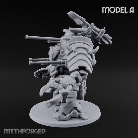 Weird War Claw Stomping Mech Walker A Miniature for Dungeons and Dragons, Pathfinder or other TTRPGs