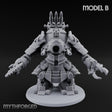 Weird War Claw Stomping Mech Walker B Miniature for Dungeons and Dragons, Pathfinder or other TTRPGs