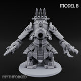 Weird War Claw Stomping Mech Walker B Miniature for Dungeons and Dragons, Pathfinder or other TTRPGs