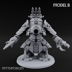 Weird War Claw Stomping Mech Walker B Miniature for Dungeons and Dragons, Pathfinder or other TTRPGs