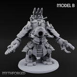 Weird War Claw Stomping Mech Walker B Miniature for Dungeons and Dragons, Pathfinder or other TTRPGs