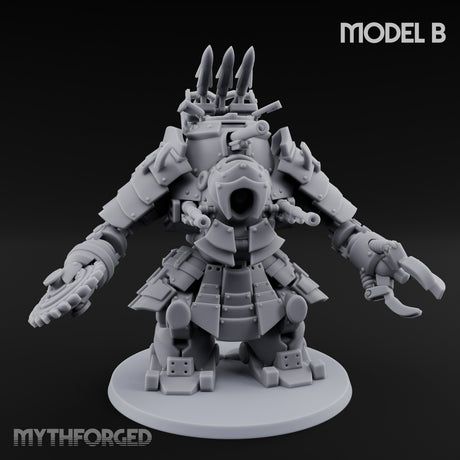 Weird War Claw Stomping Mech Walker B Miniature for Dungeons and Dragons, Pathfinder or other TTRPGs