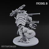 Weird War Claw Stomping Mech Walker B Miniature for Dungeons and Dragons, Pathfinder or other TTRPGs