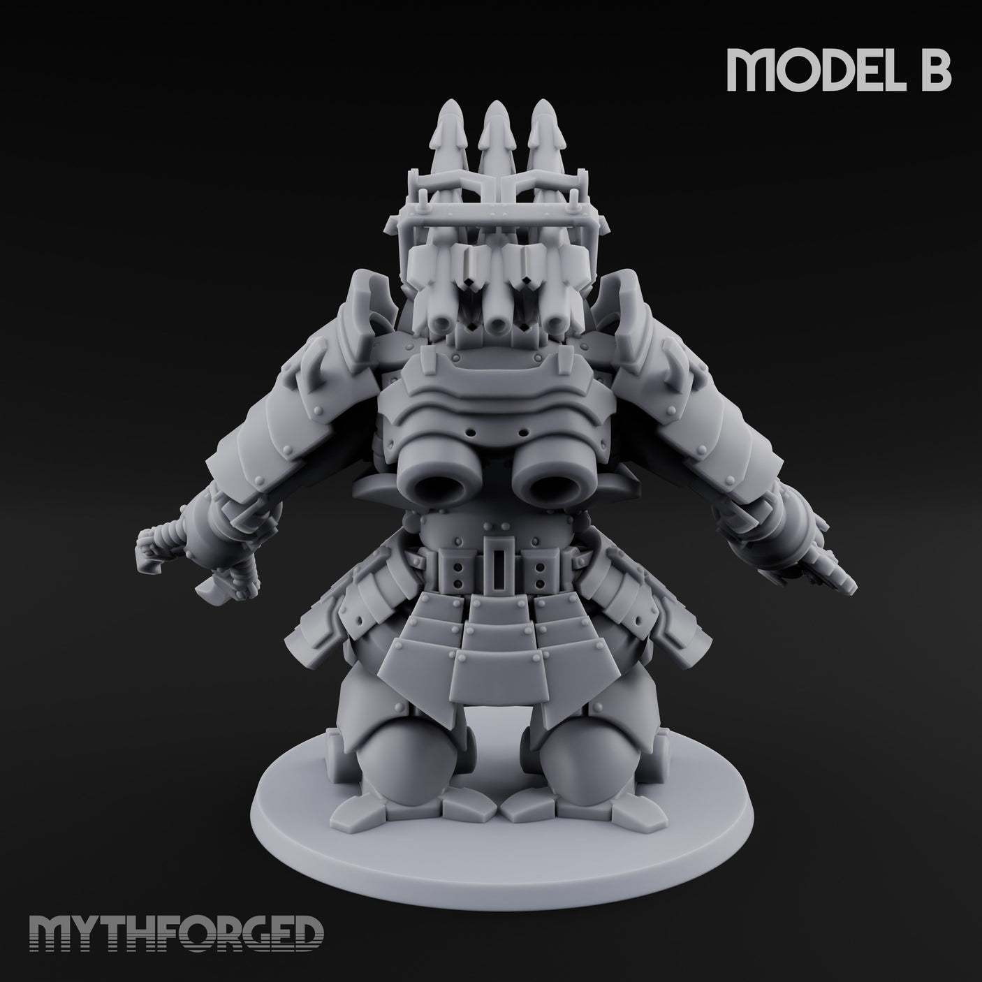 Weird War Claw Stomping Mech Walker B Miniature for Dungeons and Dragons, Pathfinder or other TTRPGs
