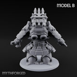 Weird War Claw Stomping Mech Walker B Miniature for Dungeons and Dragons, Pathfinder or other TTRPGs