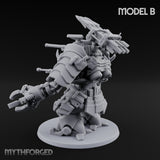 Weird War Claw Stomping Mech Walker B Miniature for Dungeons and Dragons, Pathfinder or other TTRPGs
