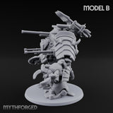 Weird War Claw Stomping Mech Walker B Miniature for Dungeons and Dragons, Pathfinder or other TTRPGs