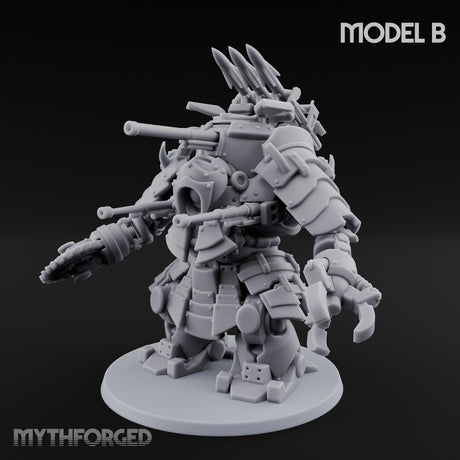 Weird War Claw Stomping Mech Walker B Miniature for Dungeons and Dragons, Pathfinder or other TTRPGs