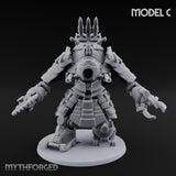 Weird War Claw Stomping Mech Walker C Miniature for Dungeons and Dragons, Pathfinder or other TTRPGs