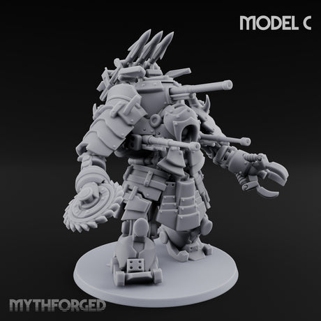 Weird War Claw Stomping Mech Walker C Miniature for Dungeons and Dragons, Pathfinder or other TTRPGs