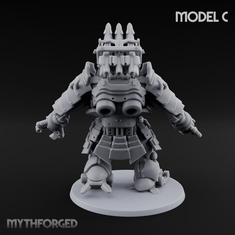 Weird War Claw Stomping Mech Walker C Miniature for Dungeons and Dragons, Pathfinder or other TTRPGs