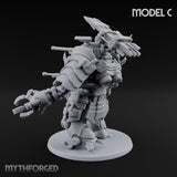 Weird War Claw Stomping Mech Walker C Miniature for Dungeons and Dragons, Pathfinder or other TTRPGs