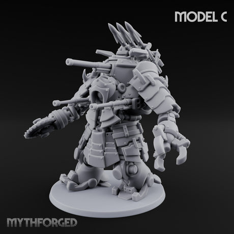 Weird War Claw Stomping Mech Walker C Miniature for Dungeons and Dragons, Pathfinder or other TTRPGs