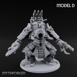 Weird War Claw Stomping Mech Walker D Miniature for Dungeons and Dragons, Pathfinder or other TTRPGs