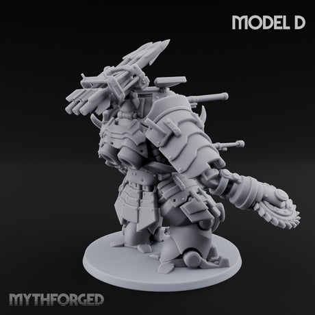 Weird War Claw Stomping Mech Walker D Miniature for Dungeons and Dragons, Pathfinder or other TTRPGs