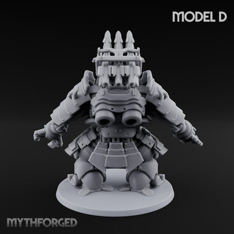 Weird War Claw Stomping Mech Walker D Miniature for Dungeons and Dragons, Pathfinder or other TTRPGs