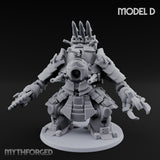 Weird War Claw Stomping Mech Walker D Miniature for Dungeons and Dragons, Pathfinder or other TTRPGs