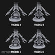 Weird War Claw Stomping Mech Walkers Miniature for Dungeons and Dragons, Pathfinder or other TTRPGs
