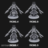 Weird War Claw Stomping Mech Walkers Miniature for Dungeons and Dragons, Pathfinder or other TTRPGs