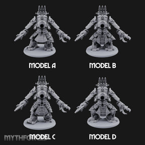 Weird War Claw Stomping Mech Walkers Miniature for Dungeons and Dragons, Pathfinder or other TTRPGs
