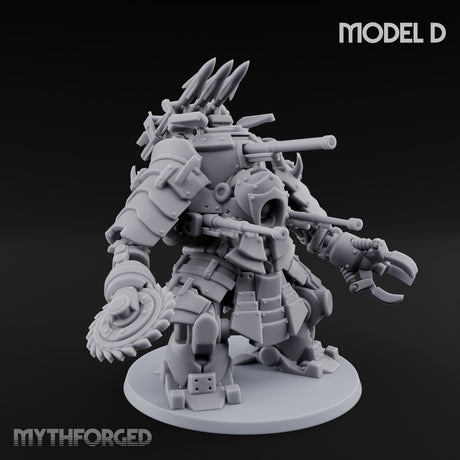 Weird War Claw Stomping Mech Walkers Miniature for Dungeons and Dragons, Pathfinder or other TTRPGs