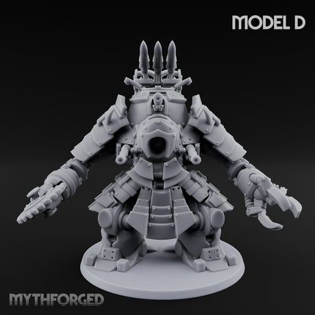 Weird War Claw Stomping Mech Walkers Miniature for Dungeons and Dragons, Pathfinder or other TTRPGs