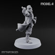Weird War Gas Masked Gunning Japanese Trooper A Miniature for Dungeons and Dragons, Pathfinder or other TTRPGs