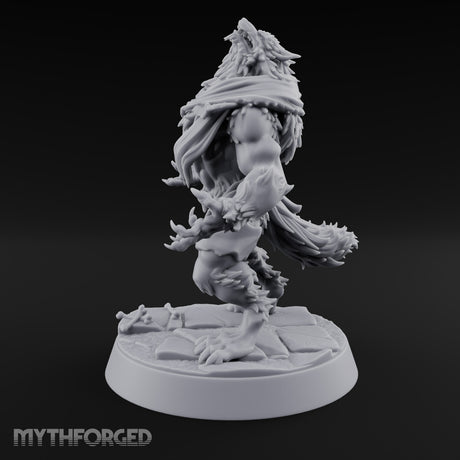 Scarves Torn, Fangs Bared Werewolf Monster B