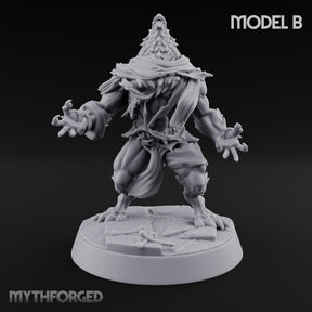 Scarves Torn, Fangs Bared Werewolf Monster B