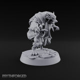 Scarves Torn, Fangs Bared Werewolf Monster C