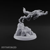 Scarves Torn, Fangs Bared Werewolf Monster D