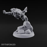Scarves Torn, Fangs Bared Werewolf Monster D