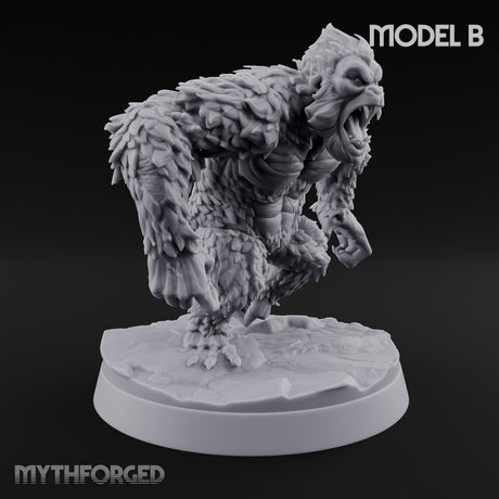 Snowfield Stampede Yeti Monsters — B