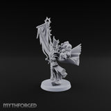Unfurled and Unforgiving Vampire Lord with Banner and Skull Spirits On Foot — Banner